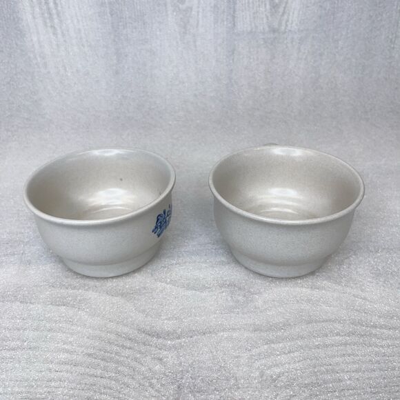 4x Pfaltzgraff Yorktowne Stoneware 1Y Flat Mug Vintage USA Castle Mark - Picture 11 of 15